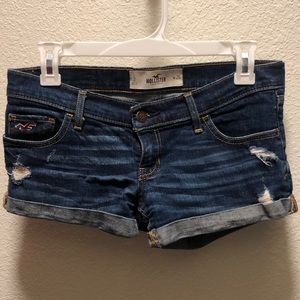 Hollister Dark Wash Jean Shorts